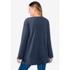 Woman Within Plus Size Waffle Thermal Sweatshirt - 3 of 4