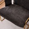 CAVINAS Modern Accent Chair Set (2-Pack),Plush Crushed Foam Padded Armchairs with Pocket Metal Frame for Living Room,Bedroom - 4 of 4