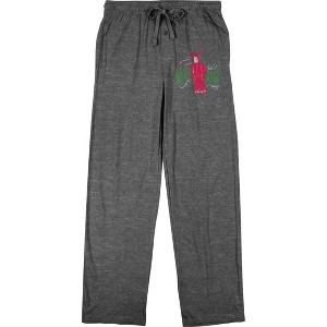 A Christmas Story Ralphie Parker Pink Nightmare Costume Men's Graphite Heather Pajama Pants - 1 of 2