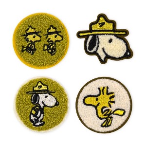 Yoobi 4pk Peanuts Sticker Patches Beagle Scouts - 1 of 4