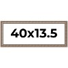 PosterPalooza | Panoramic Ornate Gold Picture Frame - UV Acrylic, Foam Board Backing, Hanging Hardware - 2 of 4