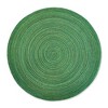 DII Metallic Woven Round Placemat, Green, 15" Diameter - 2 of 4