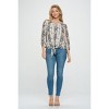 WEST K Women's Veronica Tie Front Blouse - 4 of 4
