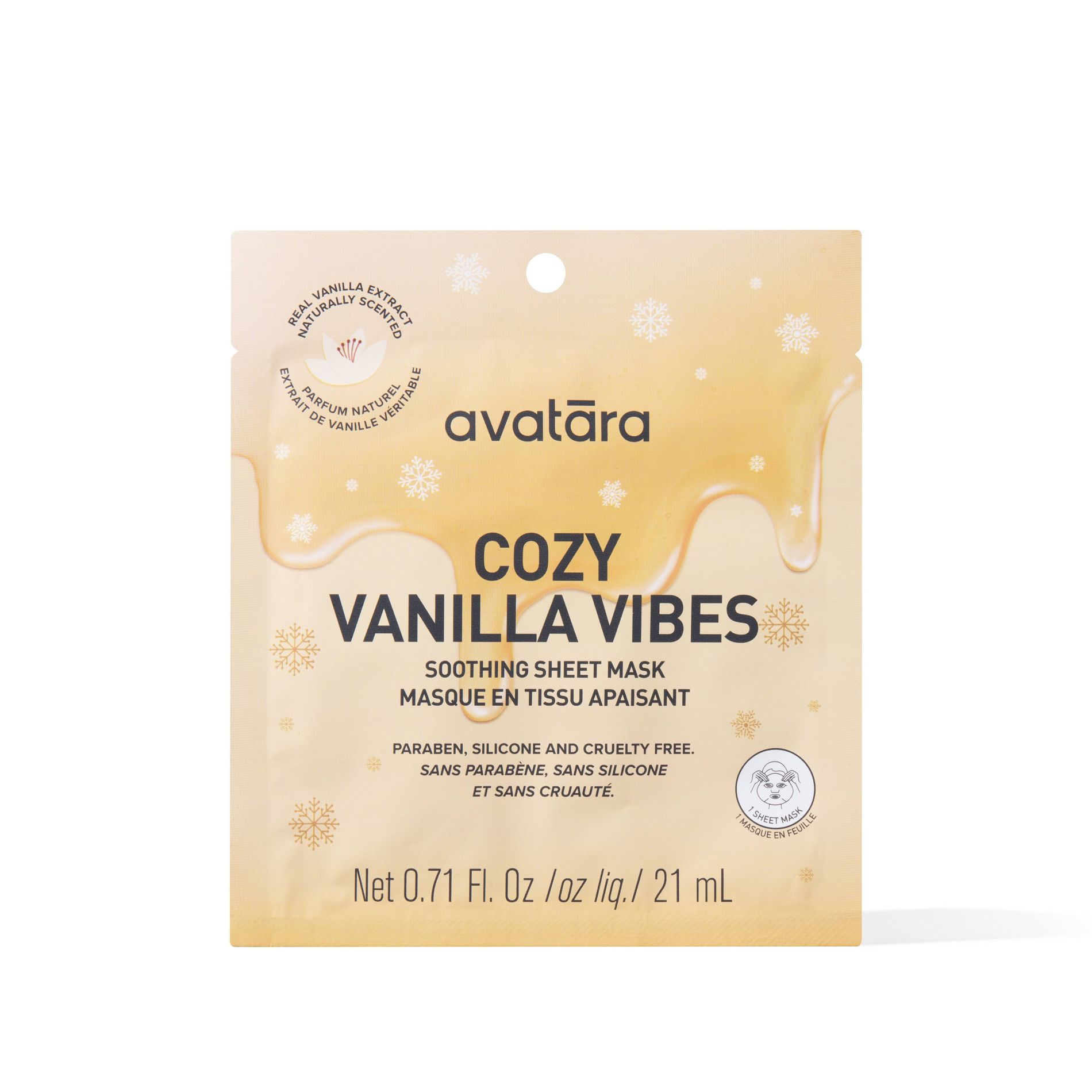 Avatara Face Mask - Cozy Vanilla Vibes - 0.71 fl oz