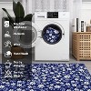 Washable Runner Rug, Modern Small Floral Pattern Area Rug with Non-Slip Backing Stain Resistant Indoor Carpet Low Pile Floor Cover - 3 of 4