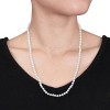 EVERLY JEWELRY | Sterling Silver 5-6mm Freshwater Cultured Pearl Necklace, 24-inch - 3 of 4
