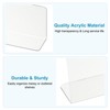 Unique Bargains Acrylic Smooth L-Shaped Bedroom Kitchen Office Shelf Dividers 4 Pcs - 3 of 4