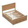Merax Modern Queen Size Wood Storage Bed Frame with 6 Drawers - 3 of 4