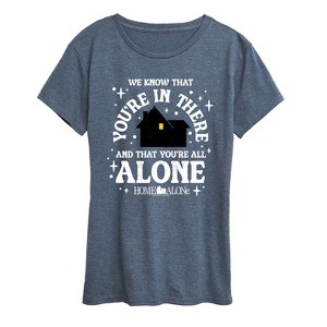 Women's - Home Alone - We Know Youre In There Short Sleeve Graphic T-Shirt - 1 of 4