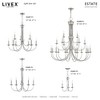 Livex Lighting Estate 5 - Light Chandelier in  Brushed Nickel - 2 of 4