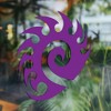 JINX Inc. StarCraft II 5"x5" Die Cut Vinyl Decal Sticker: Zerg, Purple - 3 of 3