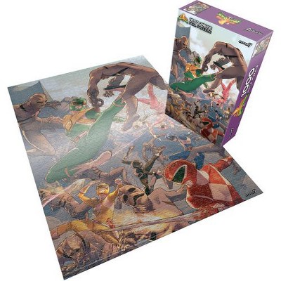 Super7 - Mighty Morphin Power Rangers - Rangers Grouped Foil Puzzle
