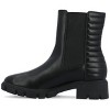 Journee Collection Women's Tatiana Round Toe Block Heel Chelsea Booties - 2 of 4
