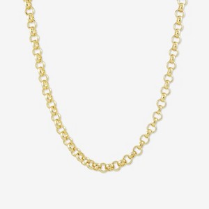 sanctuaire Round Chain Link Necklace Gold - 1 of 3