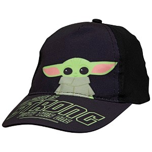 Kids Star Wars The Mandalorian Grogu The Force is Strong Snapback Hat - 1 of 4