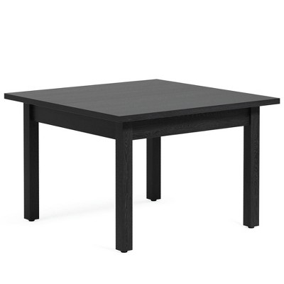 Resenkos Dining Table, Living Room Table,39.4'' Square Dining Table Kitchen Table with Solid Wood Legs for 4,Black