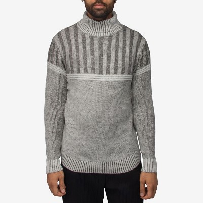 X Ray Men's Ribbed Pattern Turtleneck Sweaterin Ecru Size Medium : Target