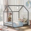 Streamdale Full Size House Bed Wood Bed, Gray - 2 of 4