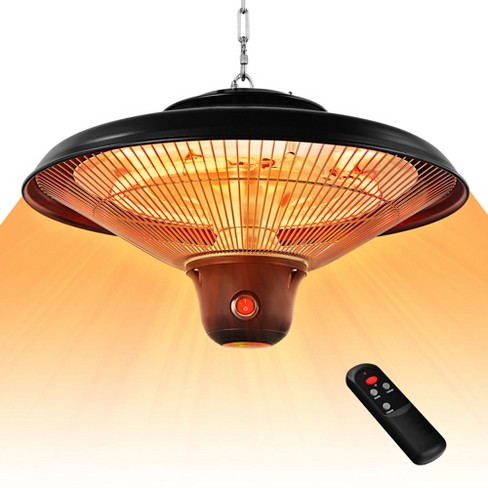 Costway 1500w Electric Hanging Heater Ceiling Mounted Infrared Heater  W/remote Control : Target
