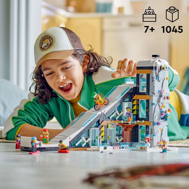 LEGO City Ski and Climbing Center Building Toy Set 60366, 3 of 8