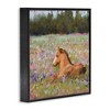 Stupell Industries Foal Horse Lounging Flower Meadow, 12" x 12" - 3 of 4
