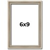 PosterPalooza | Photo Size Classic Modern Silver Frame - UV Acrylic, Foam Board Backing, Hanging Hardware - 2 of 4