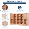 Nasitip Cubby Storage Organizer Cubes,Daycare Shelves with Cubbies Shoe Layer with Hooks and Shelf,Furniture for Kids Toys, Classroom - 4 of 4