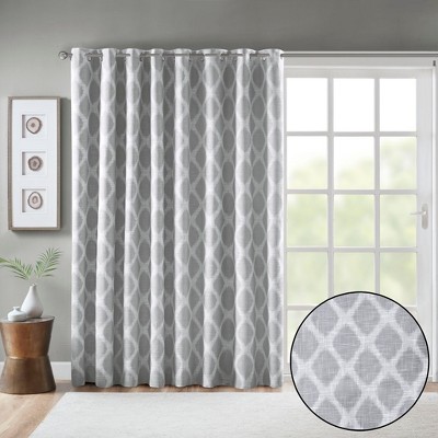 MAYEERTY Only 1 Pc Panel Printed Ikat Blackout Patio Curtain
