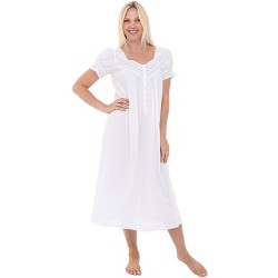 100% Cotton Nightdress The 1 For U Size XXXX-Large Beth "White" 