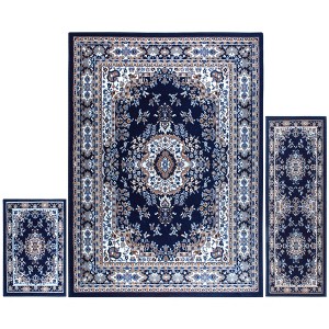 Home Dynamix Ariana Ksara Traditional Medallion Border Area Rug - 1 of 4