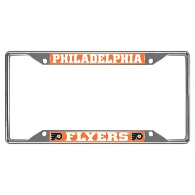 NHL Philadelphia Flyers Stainless Steel License Plate Frame