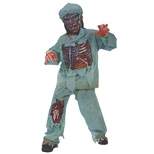 Fun World Boys' Zombie Doctor Costume - Size 8-10 - Blue