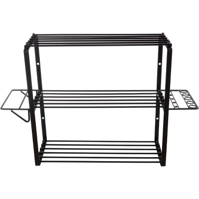 Stalwart Black Steel 3-Tier Power Tool Organizer Shelving