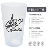 Silipint: State Pint Glasses 16oz: 2 Pack - West Virginia - Icicle Silicone Cups - image 2 of 4