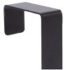 Home Mart Goods Heavy Duty Natural Bamboo Wood Matte Black Over The Door Hanger Hanging Rack 6 Hooks Organizer - 3 of 4
