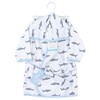 Hudson Baby Infant Boy Cotton Rich Bathrobe, Shark, 0-9 Months - 2 of 2