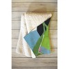 Nadja Minimal Modern Abstract Leaves Fleece Throw Blanket - Deny Designs - image 2 of 2