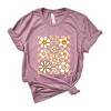 Simply Sage Market S.W.Smiley Checkered Smiley Face Flowers Short Sleeve Tee - 2 of 4