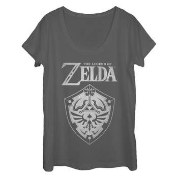 Legend of Zelda T-Shirt Distressed Shield