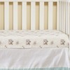 Everyday Kids Precious Moments Noah’s Ark 2 Pack Fitted Crib Sheets for Baby Boys; Animal Print and Solid Bright Green with Elephants, Giraffes, Bears - 4 of 4