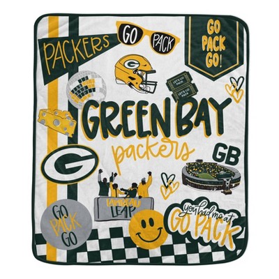 NFL Green Bay Packers Native Fan Royal Plush Blanket