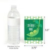 Big Dot of Happiness Double the Fun - Twins Two Peas in a Pod - Baby Shower or First Birthday Party Thank You Cards (8 count) - 3 of 4