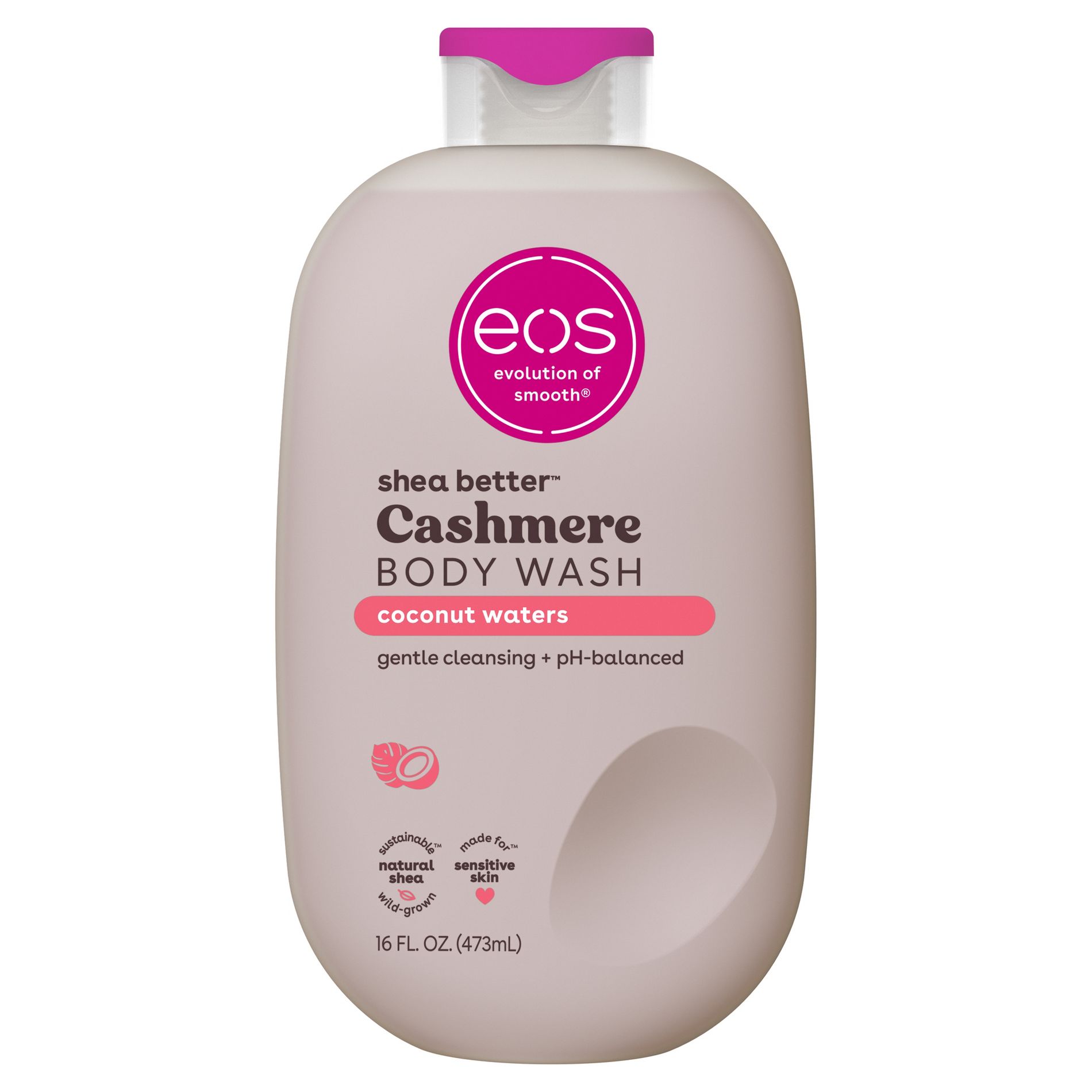 eos Shea Better Cashmere Body Wash - Coconut Waters - 16 fl oz