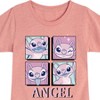 Girls' - Disney - Lilo & Stitch Fitted Short Sleeve Graphic T-Shirt - 2 of 4
