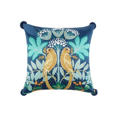 Calabria Navy Decorative Pillow - One Decorative Pillow - Birch Hill by Levtex Home