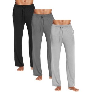 Blue Ice Men's  Modern  Fit Classic Lounge Pants-3 Pack - 1 of 4