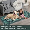 Area Rugs, Machine Washable Vintage Soft Low Pile Rugs, Oriental Accent Carpet with Non-Slip Backing,Floor Carpet for Living Room, Hallway, Laundry - 4 of 4