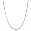 Black Bow Jewelry 2.5mm Sterling Silver Solid Classic Round Snake Chain Necklace - 3 of 4