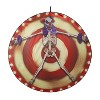 Morris Costumes 5.2 ft Clown Skeleton Target Hanging Decoration - Red - 2 of 2