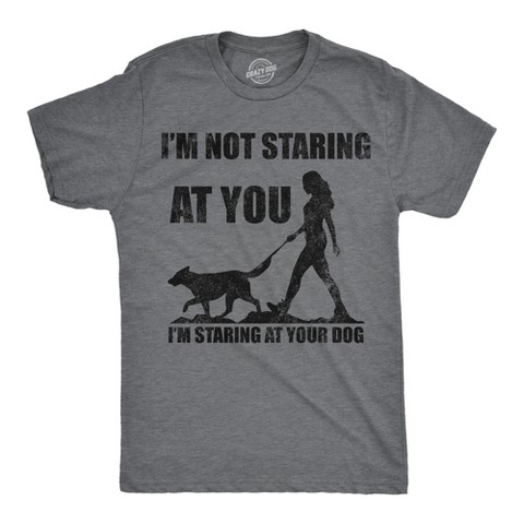 Мужские футболки Crazy Dog T-Shirts, Inc. Mens Funny T Shirts Im Not Staring At You Im Staring At Your Dog Sarcastic Graphic Novelty Tee for Men - Crazy Dog Men's T Shirt For Dog Lovers S